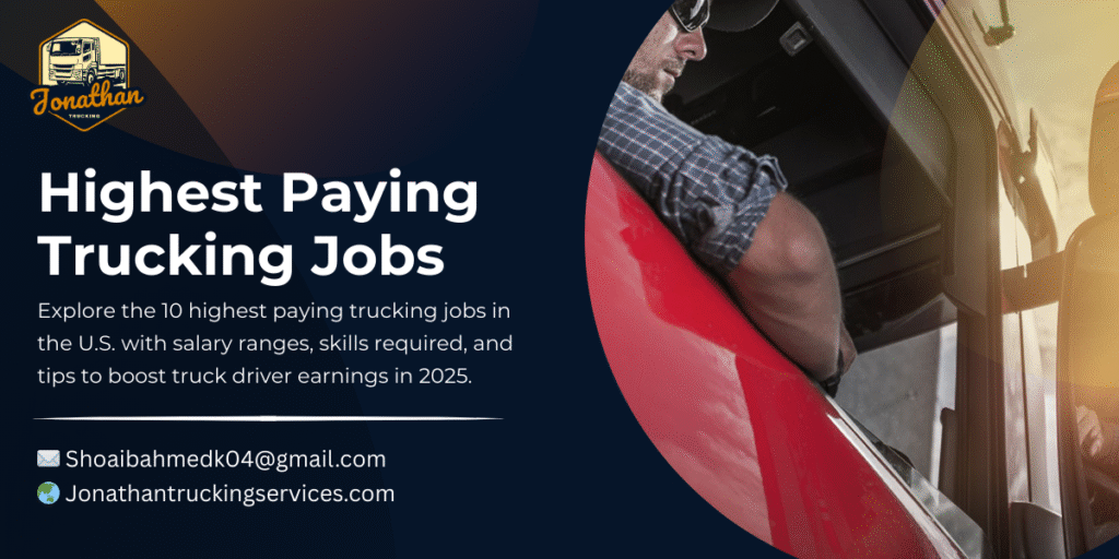highest paying trucking jobs