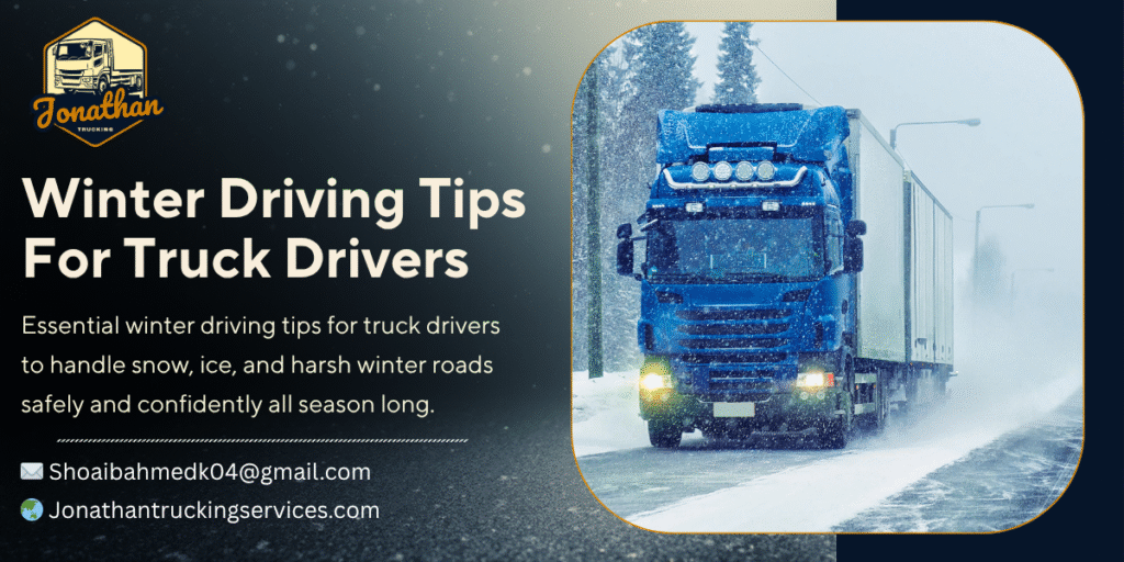 winter driving tips for truck drivers