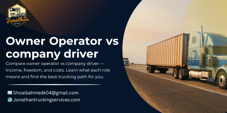 owner operator vs company driver