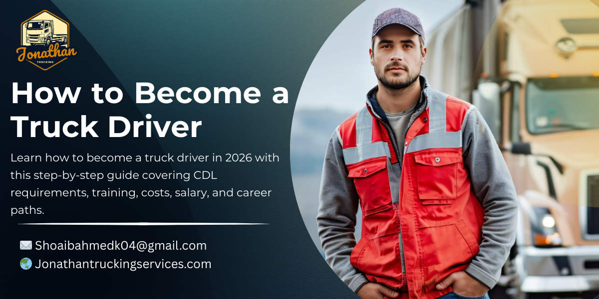 how to become a truck driver